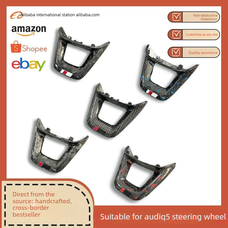Steering Wheel Cover - Fibra de carbono ou fibra de