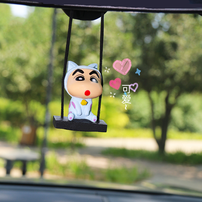Car Accessories Hanging From Mirror - Pingente de Carro Kawaii Shin Chan,