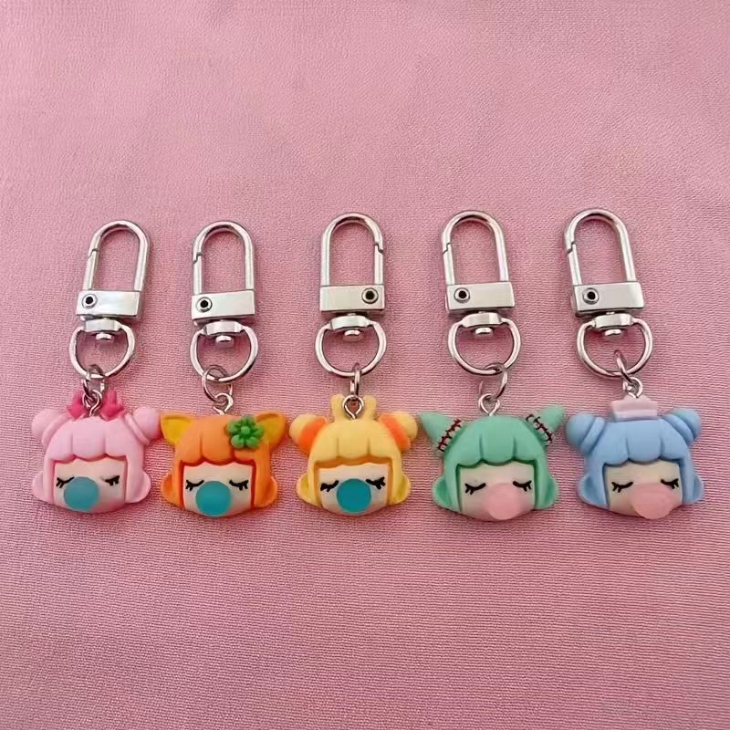 Car Accessories Girl - Chaveiro de resina com formato de