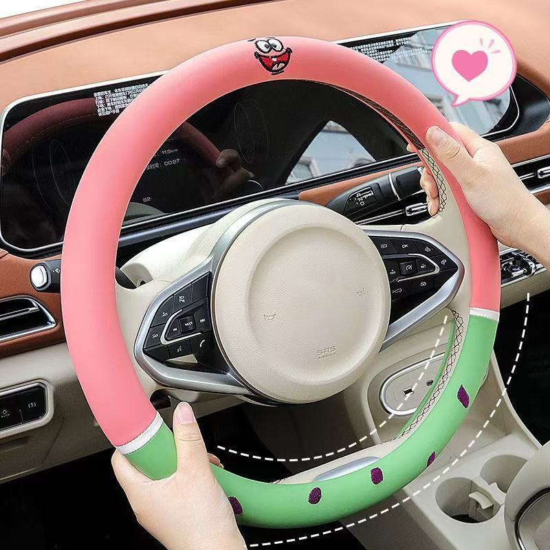 Capa de volante do desenho ani - Car Accessories Girl avaliação e preço