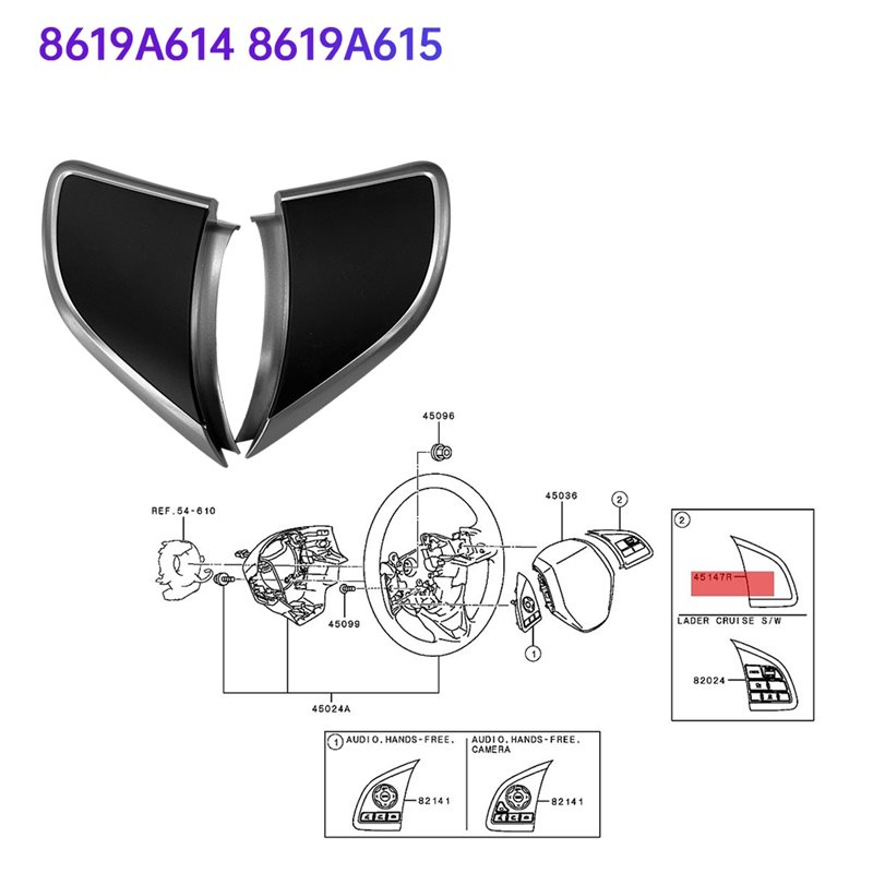 Para Mitsubishi ASX Eclipse Cr - Steering Wheel Cover avaliação e preço