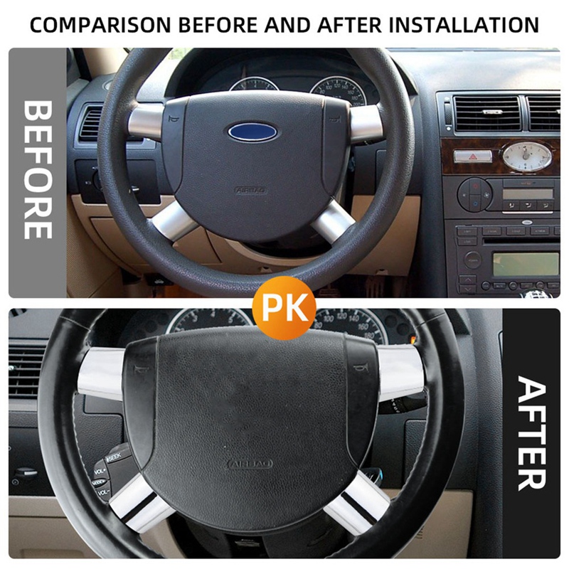 Super Promoção: 4 Adesivos par - Steering Wheel Cover avaliação e preço