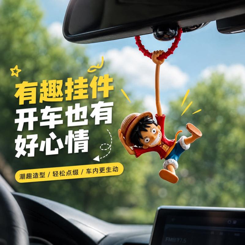 Pingente de Carro One Piece Mo - Car Accessories Hanging From Mirror avaliação e preço