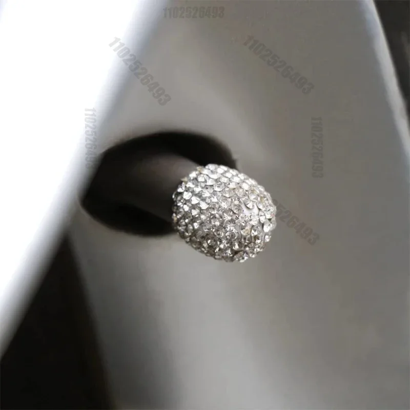 2/4 pçs diamante tampas de vál - Steering Wheel Cover avaliação e preço