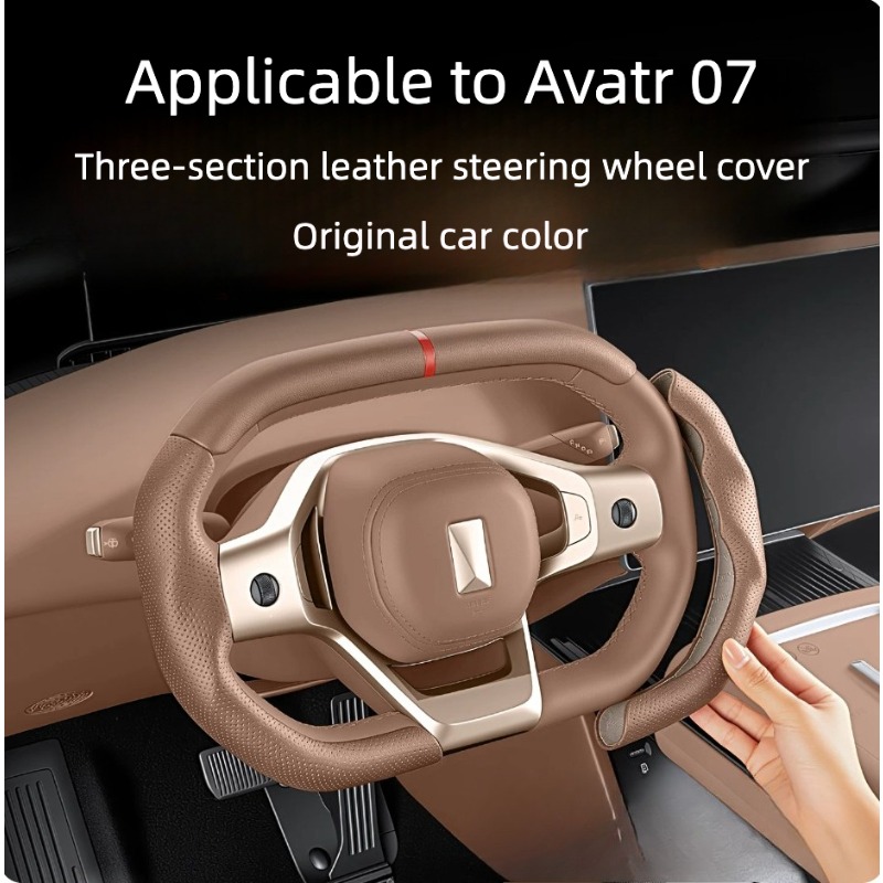 Capa para volante para avatr 0 - Steering Wheel Cover avaliação e preço