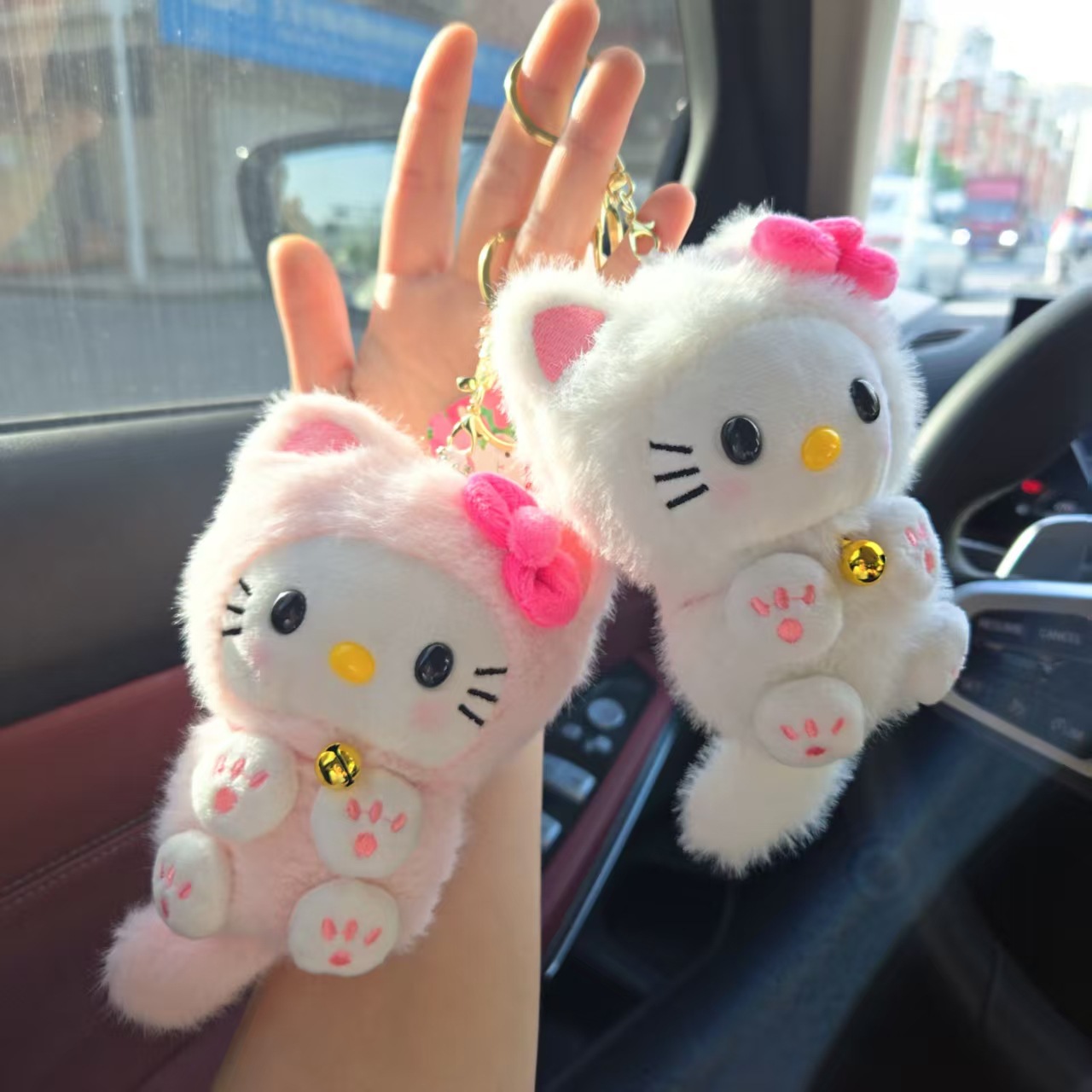 Pingente de Gato Kawaii HelloK - Car Accessories Papar avaliação e preço