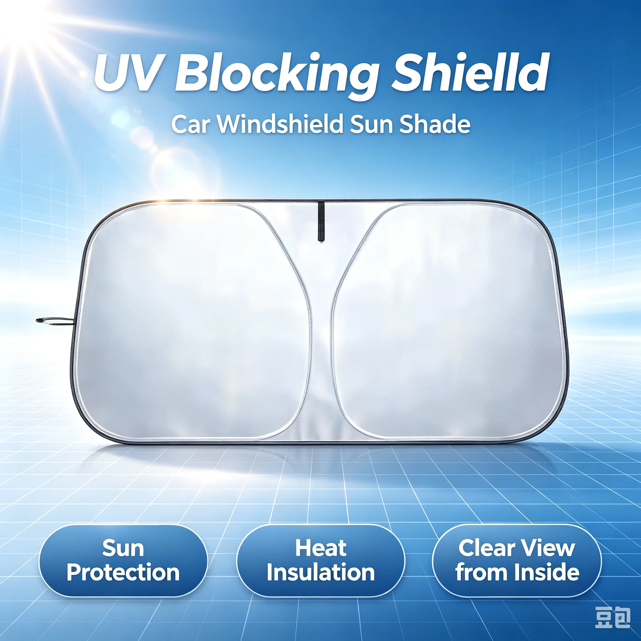 Protetor solar para janela dia - Windshield Sun Shade avaliação e preço